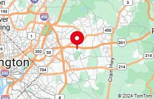 Map of Mitchellville MD
